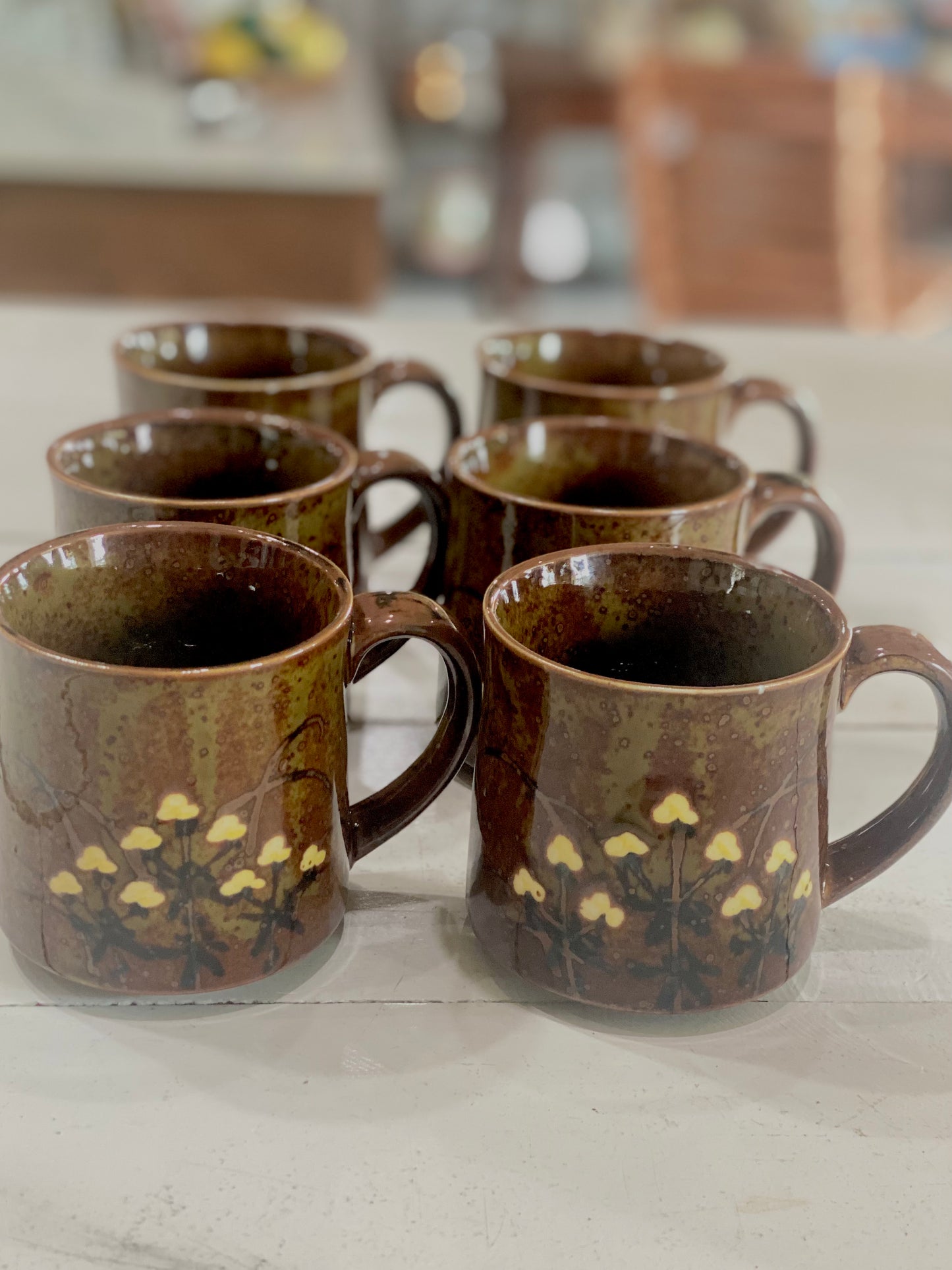 Vintage Mug with flowers
