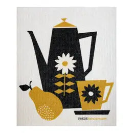 Swede Dishcloth Retro Coffee Spongecloth