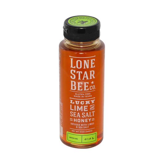 Lone Star Honey Bee Co Lucky Lime & Sea Salt Honey
