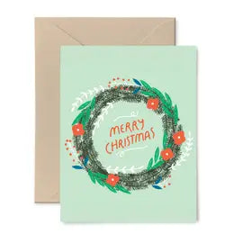 Christmas Wreath Card
