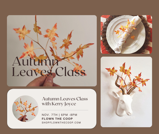 Autumn Leaves Class with Kerry Joyce