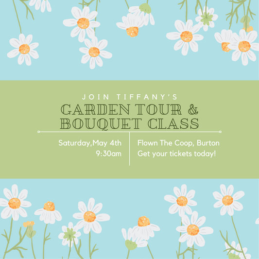 Garden Tour and Bouquet Class