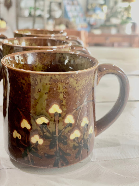 Vintage Mug with flowers