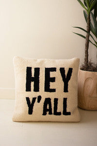 Hey Y'all Pillow
