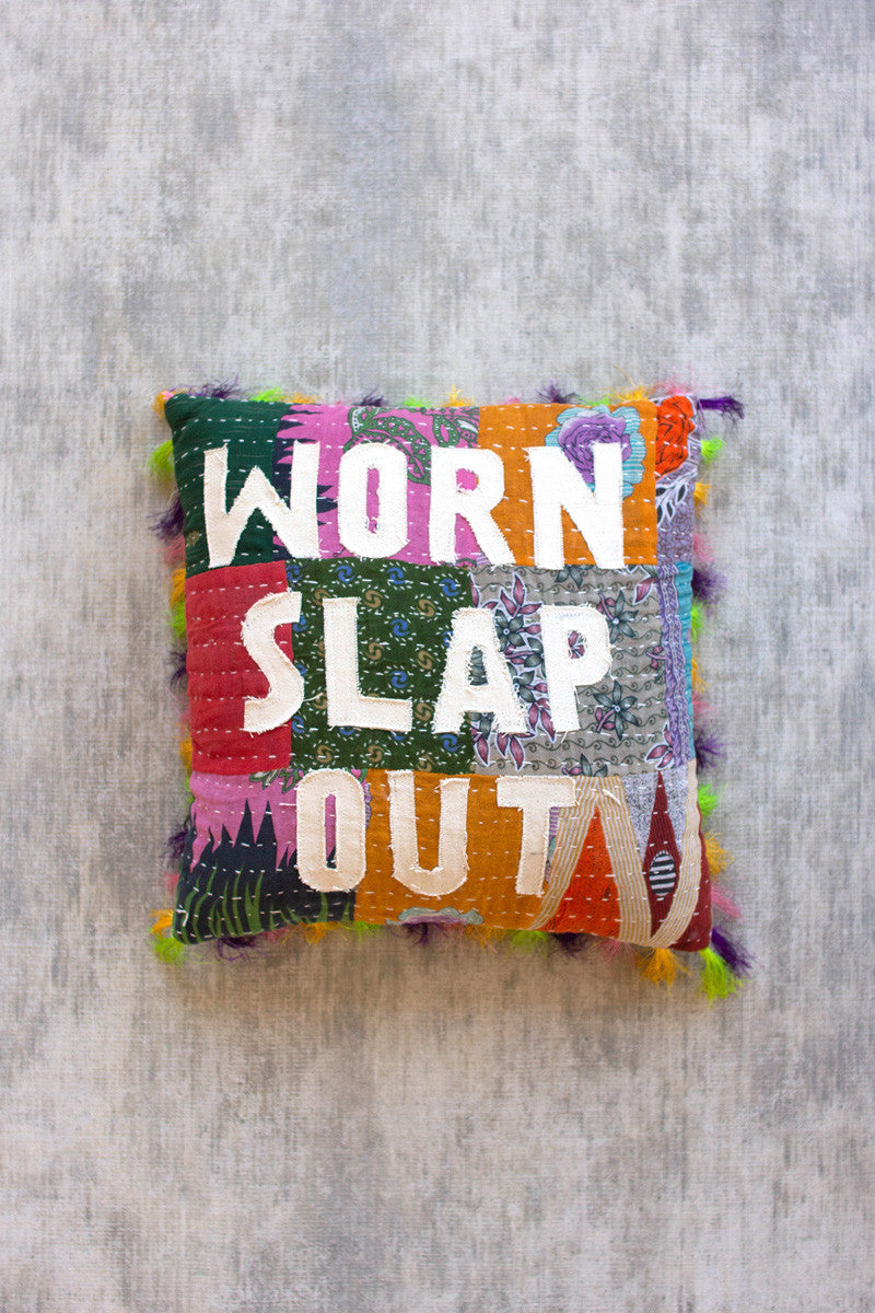 Worn Slap Out Pillow
